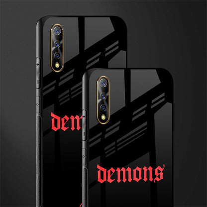 demons glass case for vivo z1x image-2