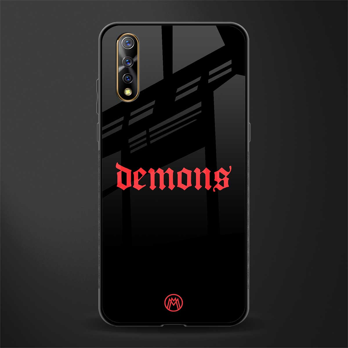 demons glass case for vivo z1x image