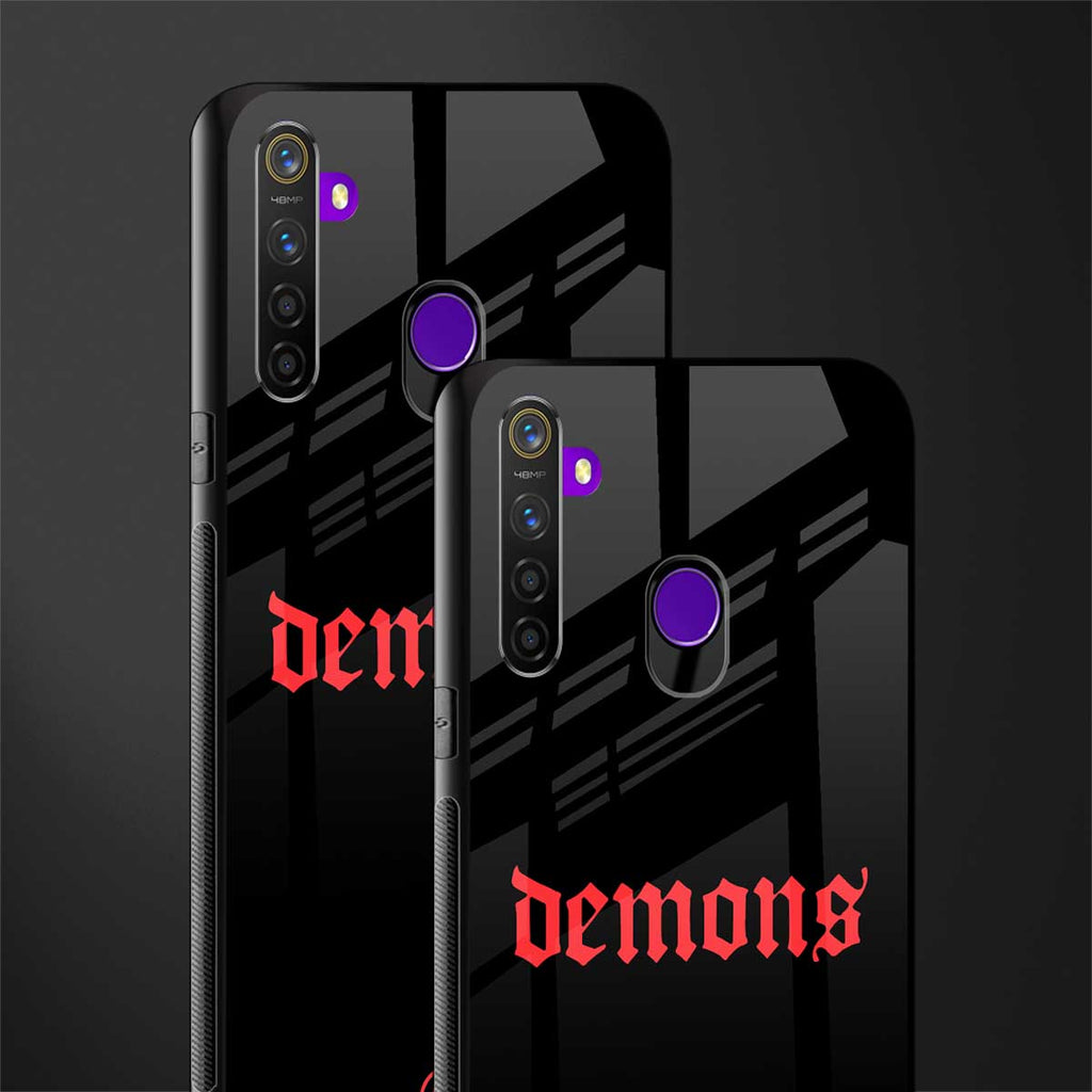 demons glass case for realme 5i image-2
