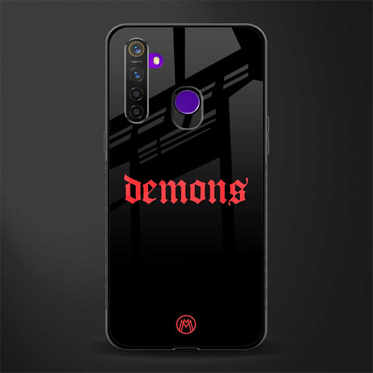 demons glass case for realme 5 image
