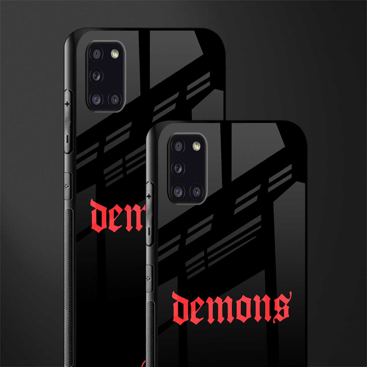 demons glass case for samsung galaxy a31 image-2