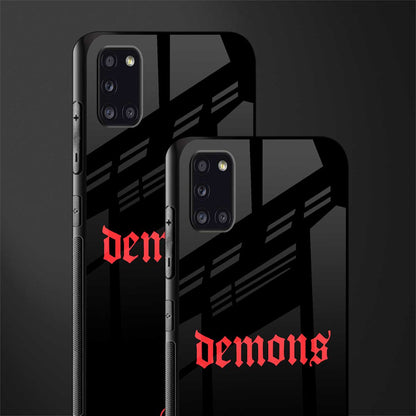 demons glass case for samsung galaxy a31 image-2