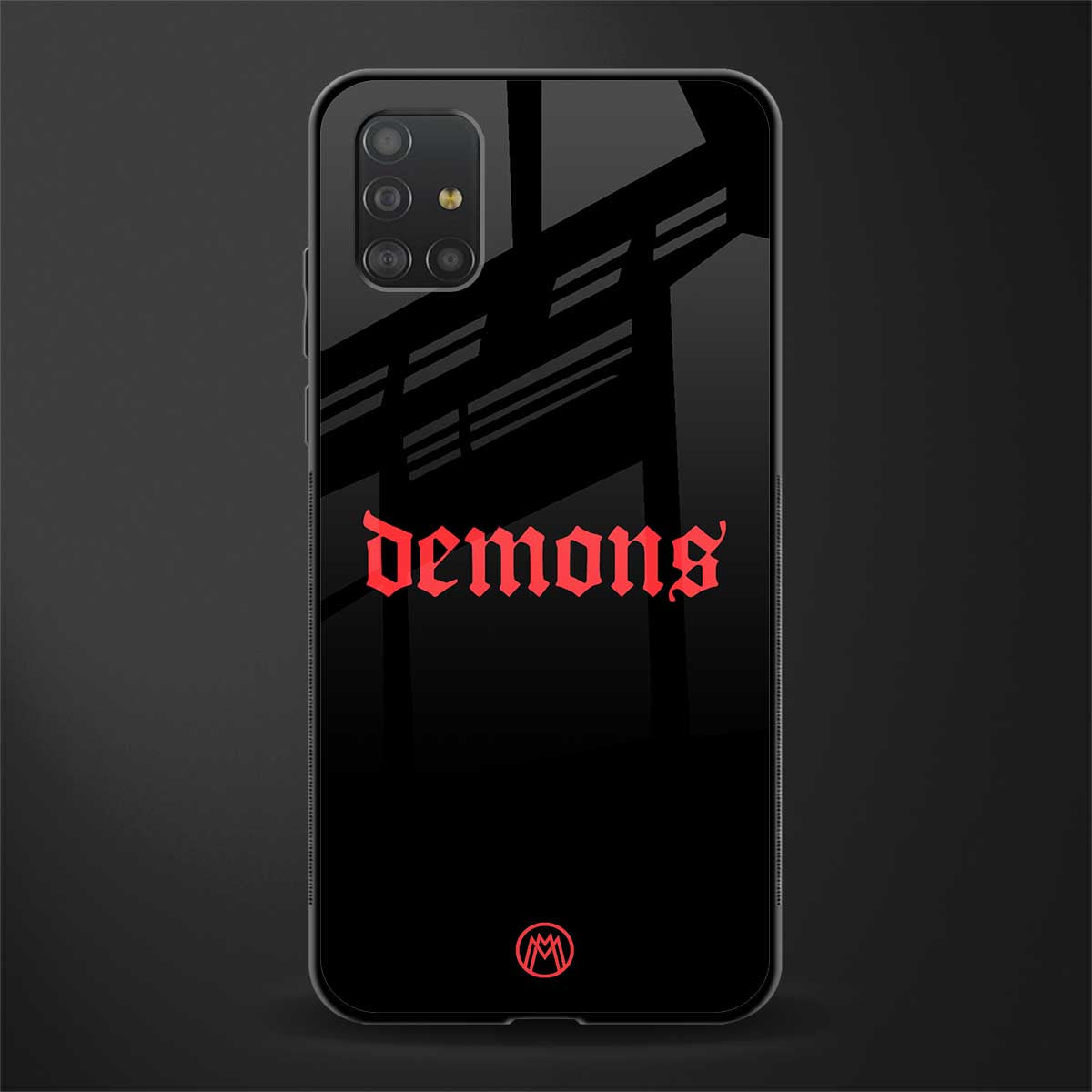 demons glass case for samsung galaxy a51 image