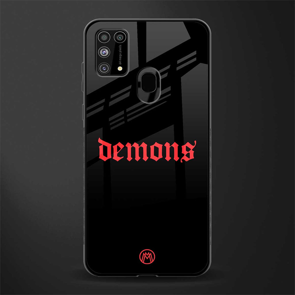 demons glass case for samsung galaxy f41 image