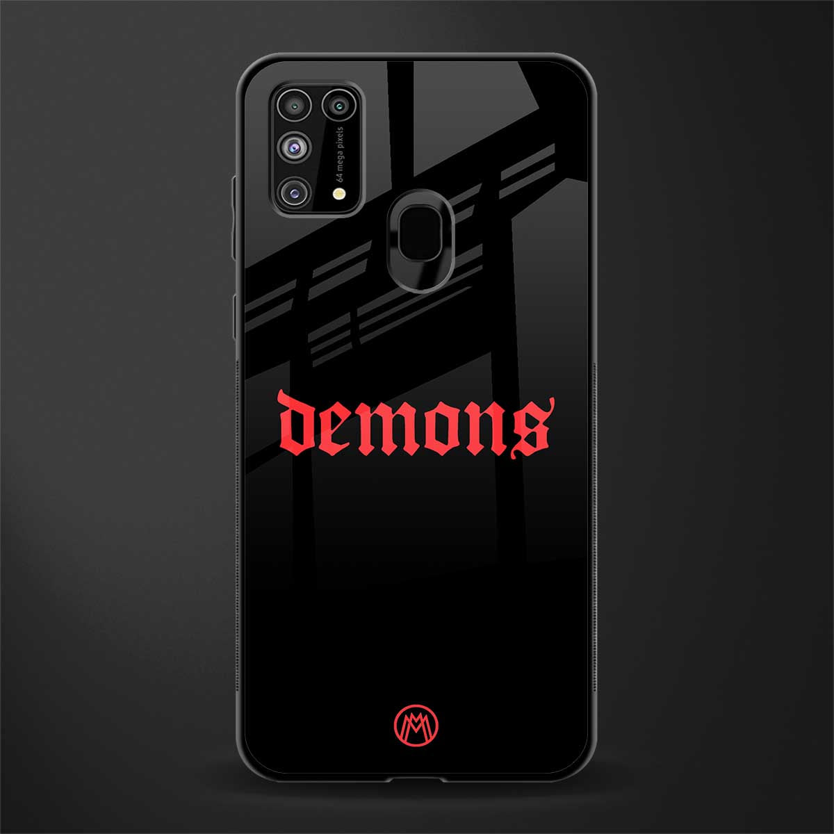 demons glass case for samsung galaxy f41 image