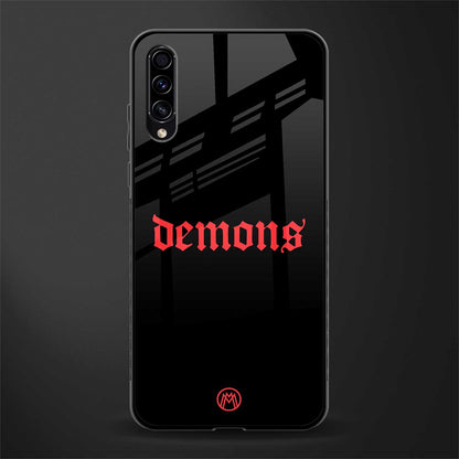 demons glass case for samsung galaxy a50 image