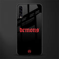 demons glass case for samsung galaxy a70s image