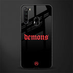 demons glass case for redmi note 8 image