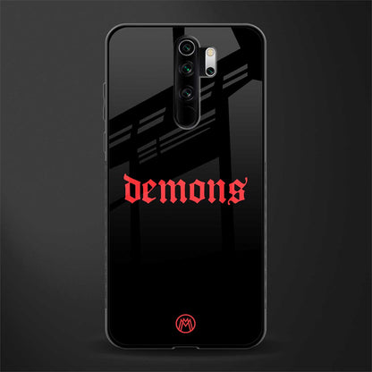 demons glass case for redmi note 8 pro image