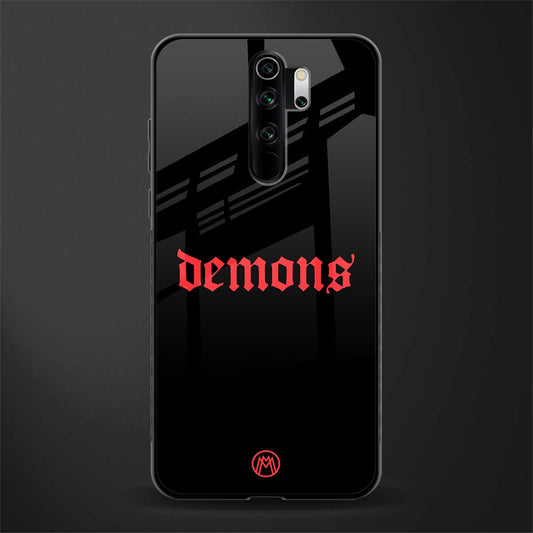 demons glass case for redmi note 8 pro image