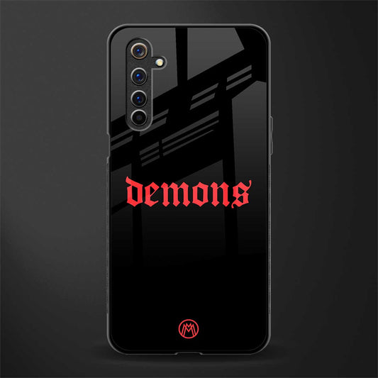 demons glass case for realme 6 image