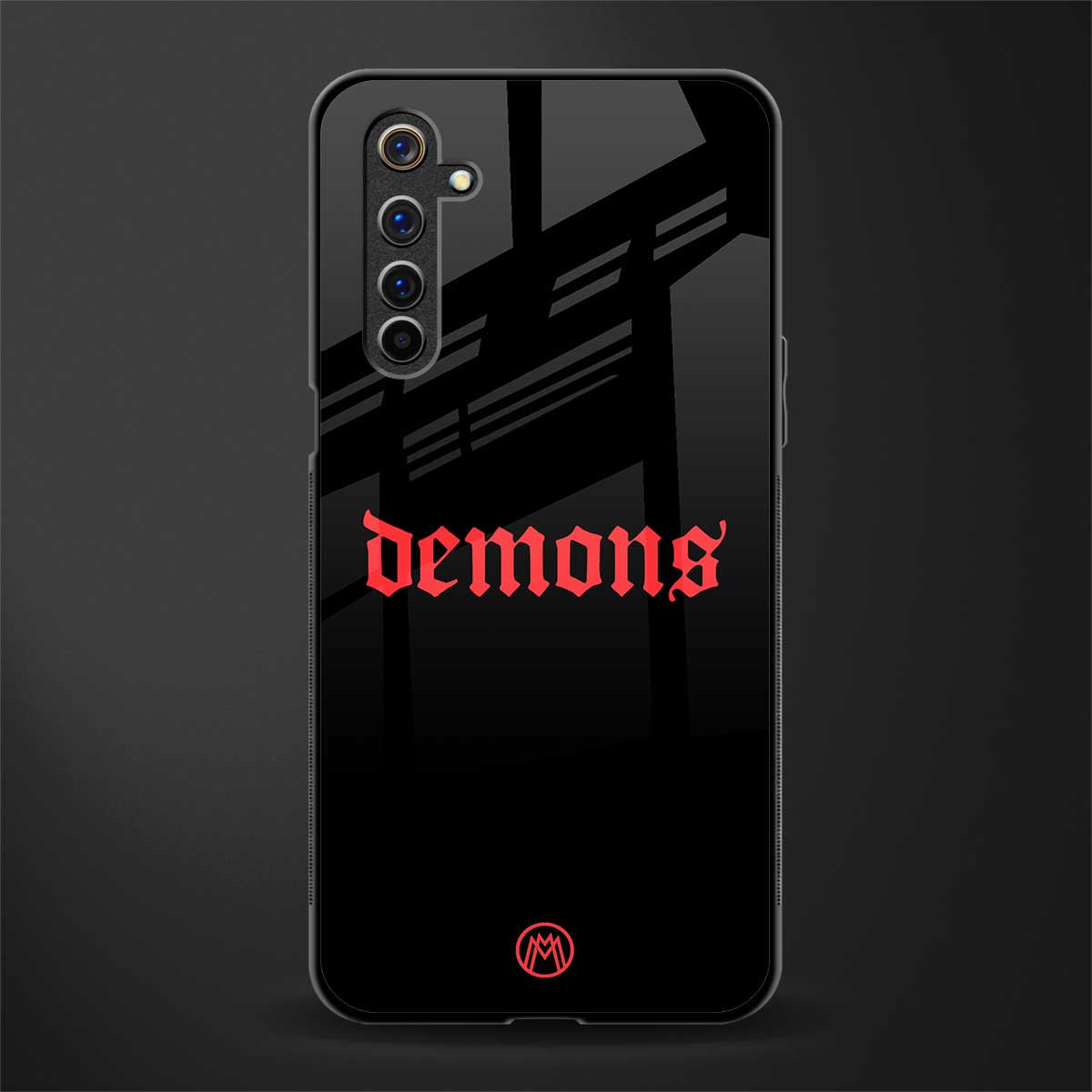 demons glass case for realme 6 pro image