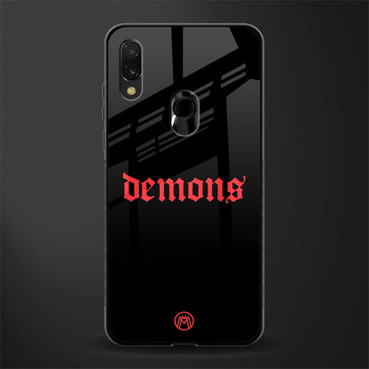 demons glass case for redmi note 7 image