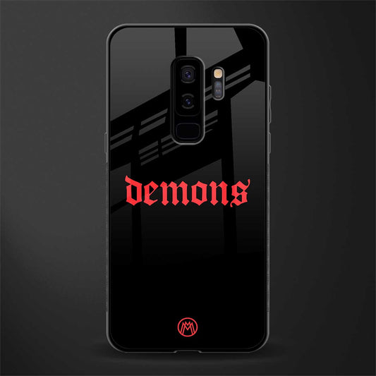 demons glass case for samsung galaxy s9 plus image