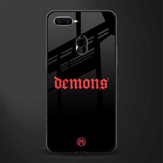 demons glass case for oppo a5s image