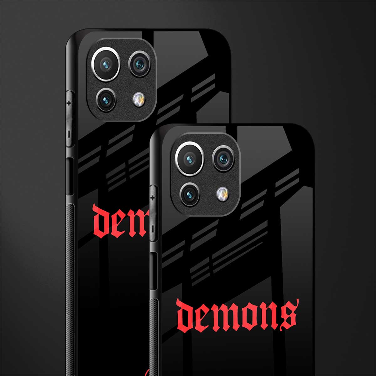 demons glass case for mi 11 lite image-2