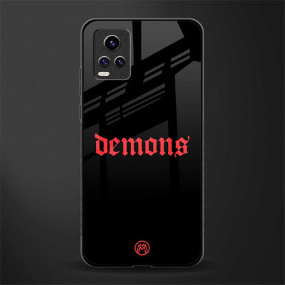 demons back phone cover | glass case for vivo y73