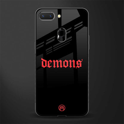 demons glass case for oppo a5 image
