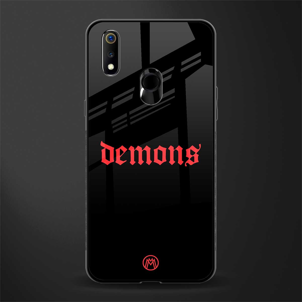 demons glass case for realme 3i image