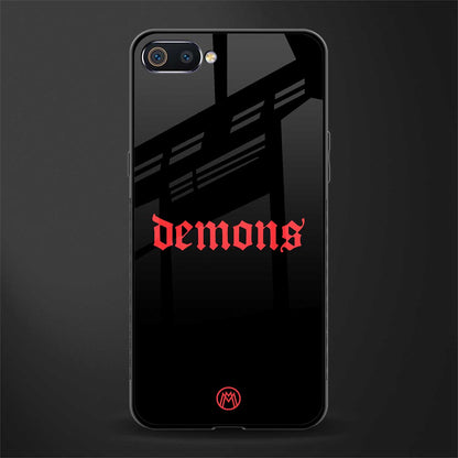 demons glass case for oppo a1k image