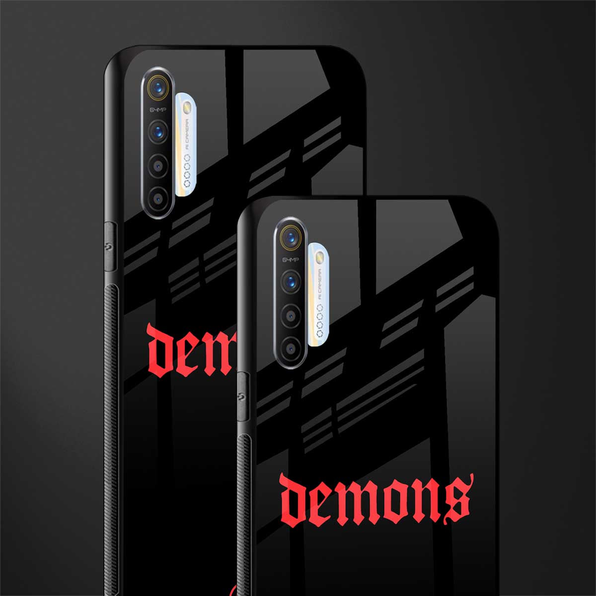 demons glass case for realme xt image-2