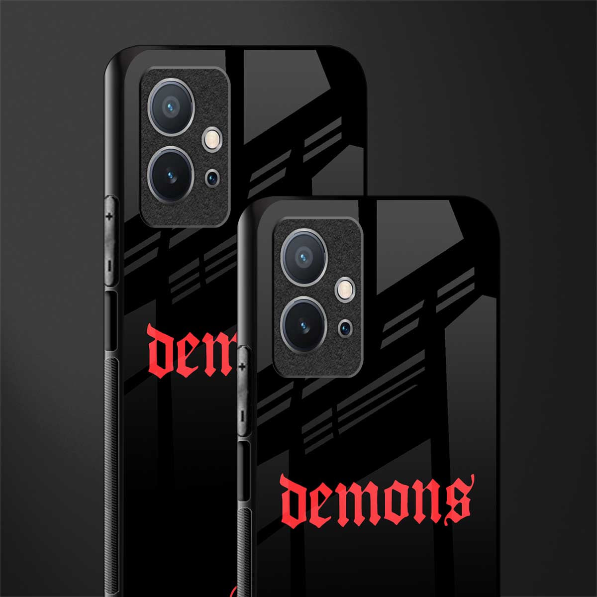 demons glass case for vivo t1 5g image-2