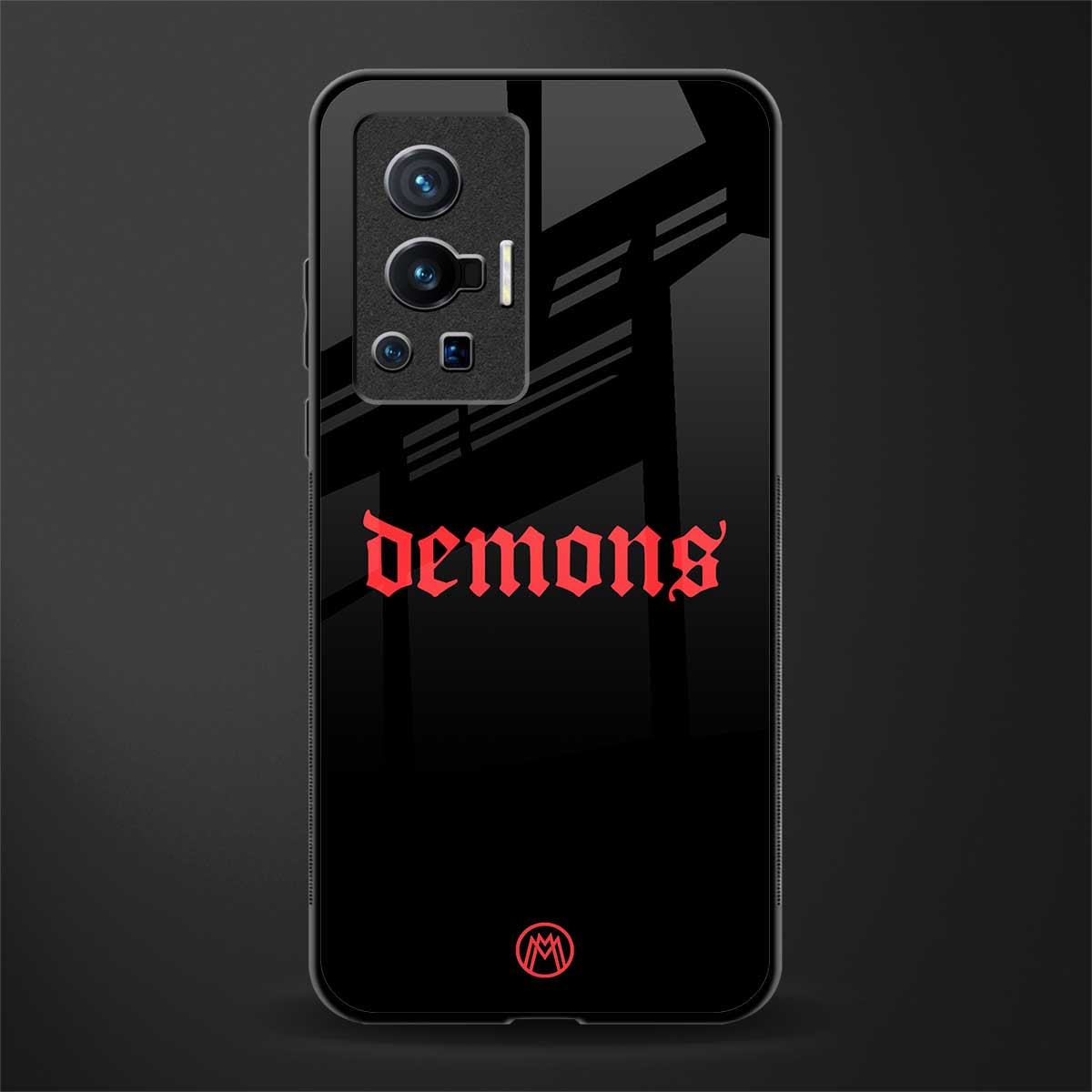 demons glass case for vivo x70 pro image