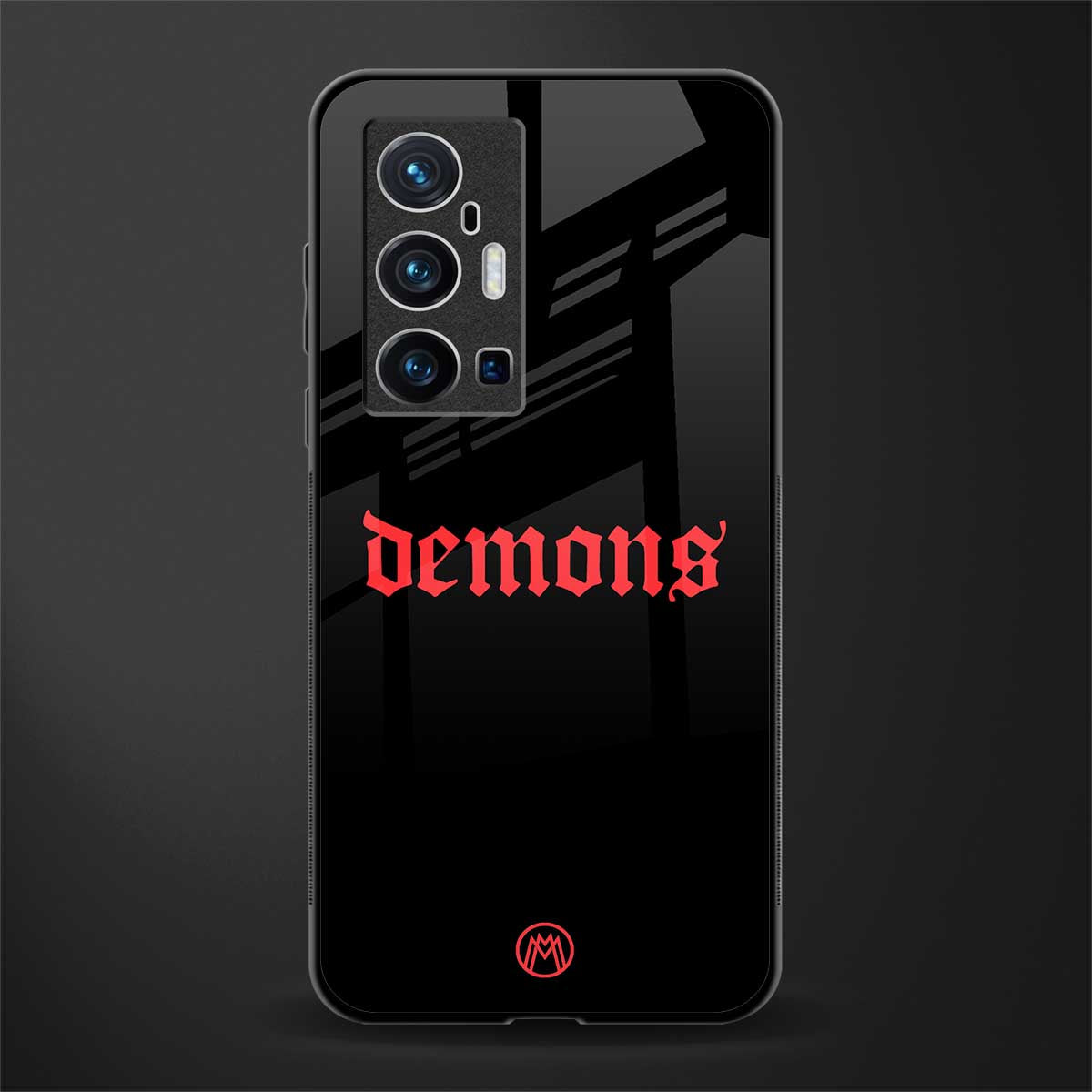 demons glass case for vivo x70 pro plus image