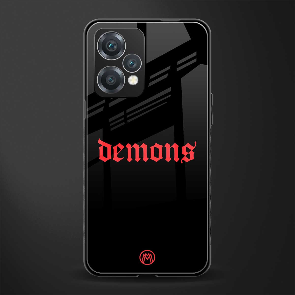 demons back phone cover | glass case for realme 9 pro 5g