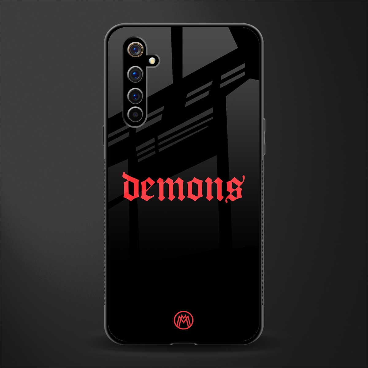 demons glass case for realme x50 pro image