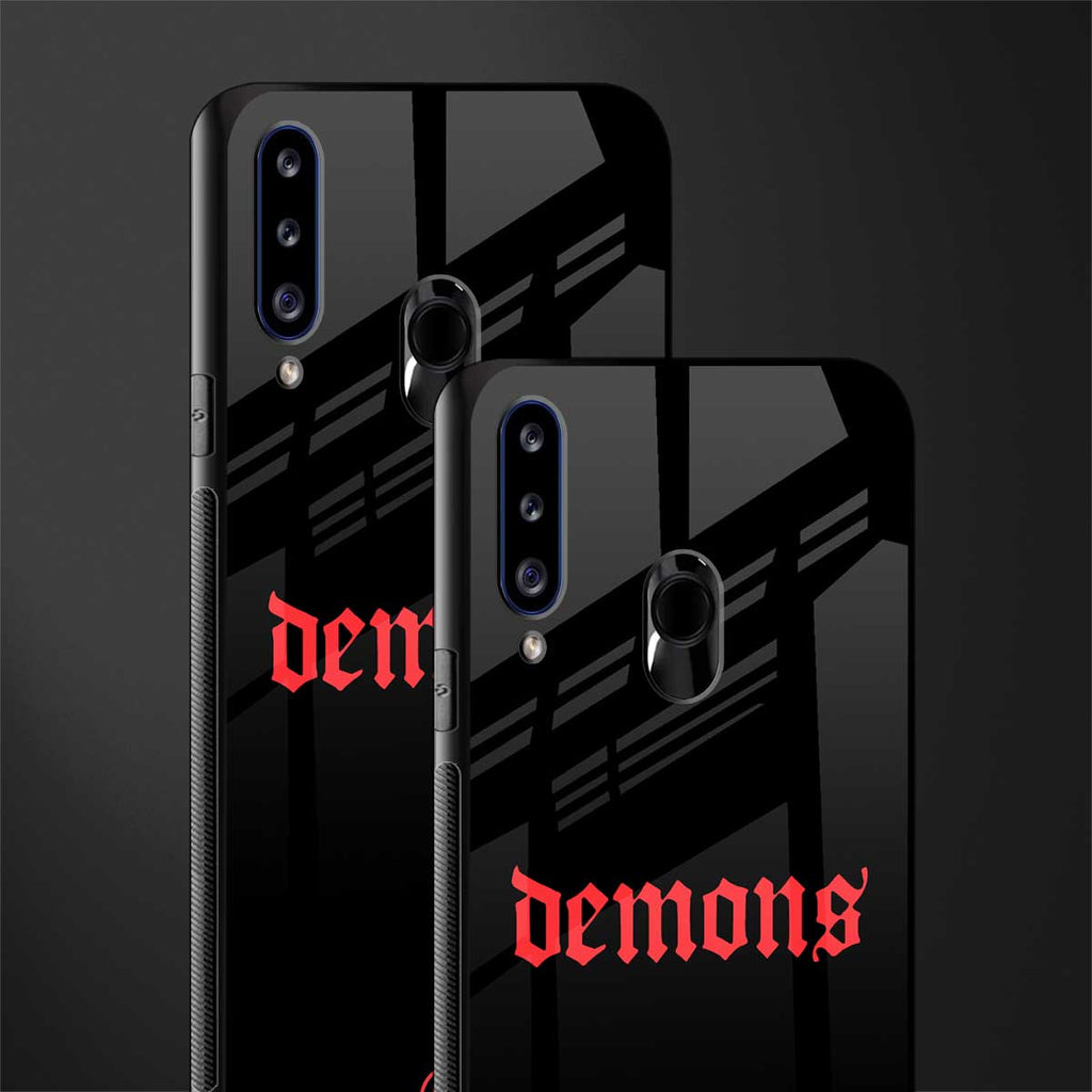 demons glass case for samsung galaxy a20s image-2