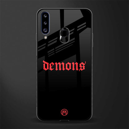 demons glass case for samsung galaxy a20s image