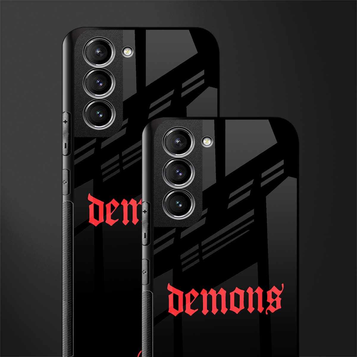 demons glass case for samsung galaxy s22 5g image-2