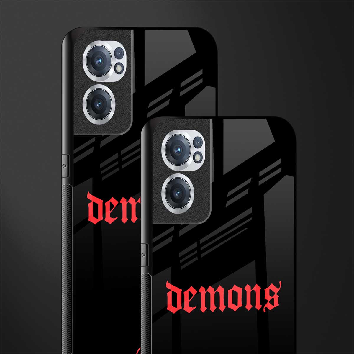 demons glass case for oneplus nord ce 2 5g image-2