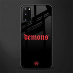 demons glass case for samsung galaxy s20 image