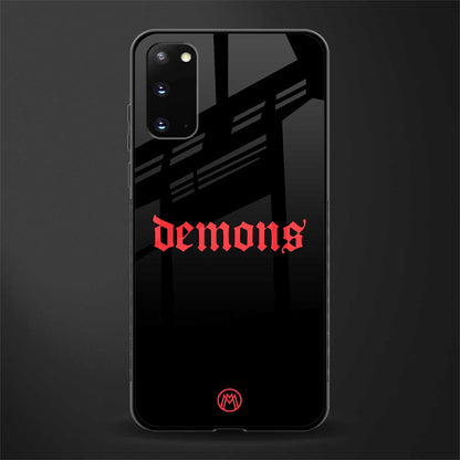 demons glass case for samsung galaxy s20 image