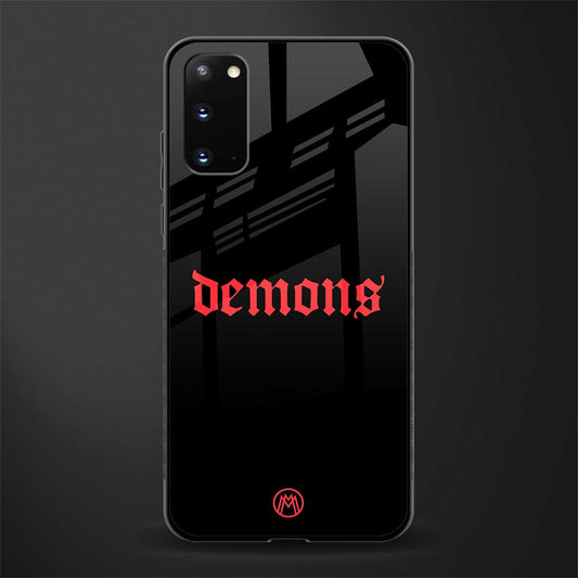 demons glass case for samsung galaxy s20 image