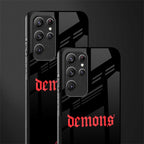 demons glass case for samsung galaxy s22 ultra 5g image-2
