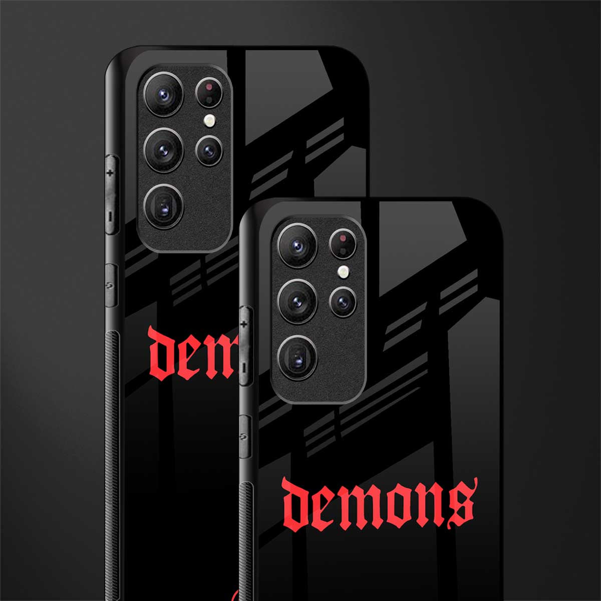 demons glass case for samsung galaxy s22 ultra 5g image-2