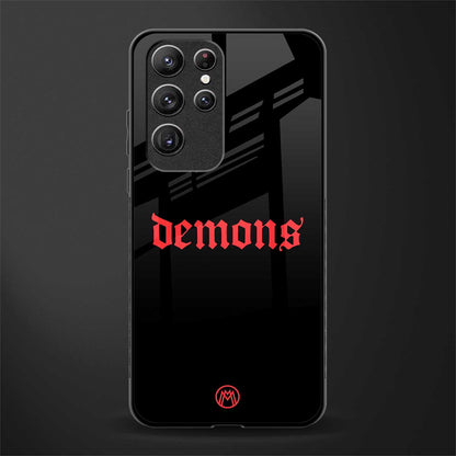 demons glass case for samsung galaxy s21 ultra image
