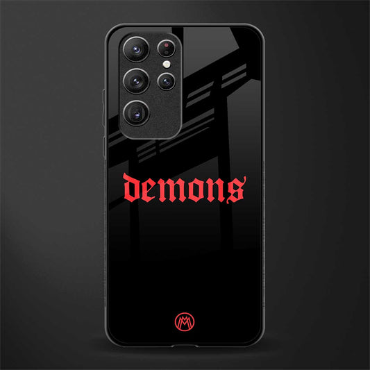 demons glass case for samsung galaxy s21 ultra image