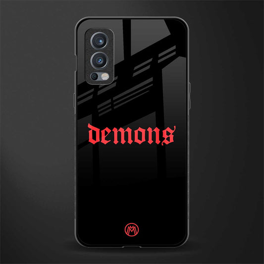 demons glass case for oneplus nord 2 5g image