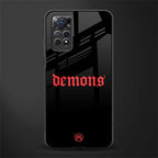 demons glass case for redmi note 11s image