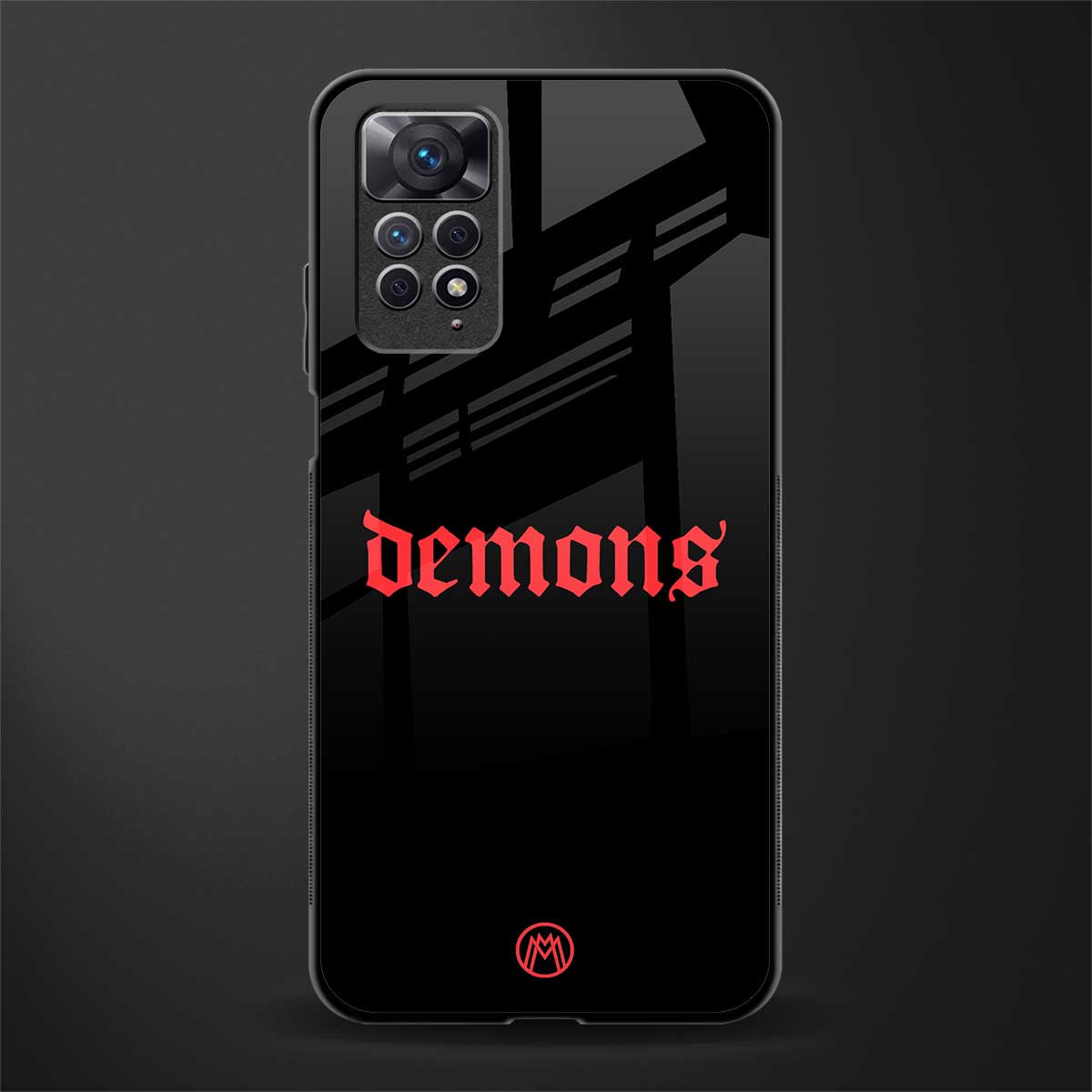 demons glass case for redmi note 11s image