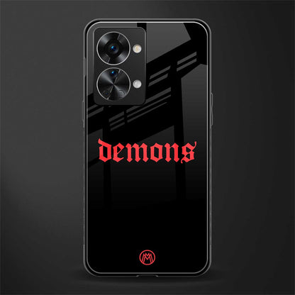 demons glass case for phone case | glass case for oneplus nord 2t 5g