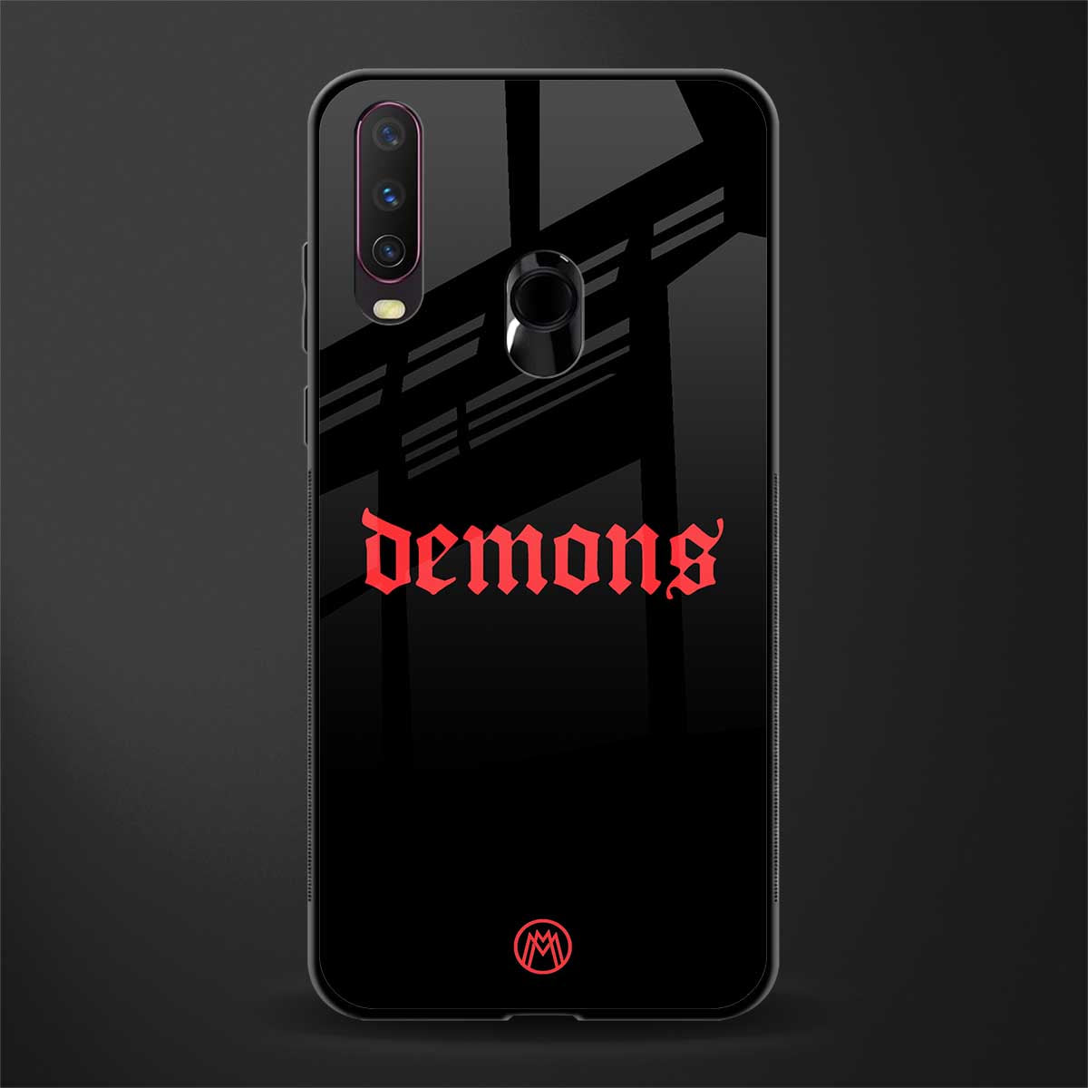 demons glass case for vivo y17 image