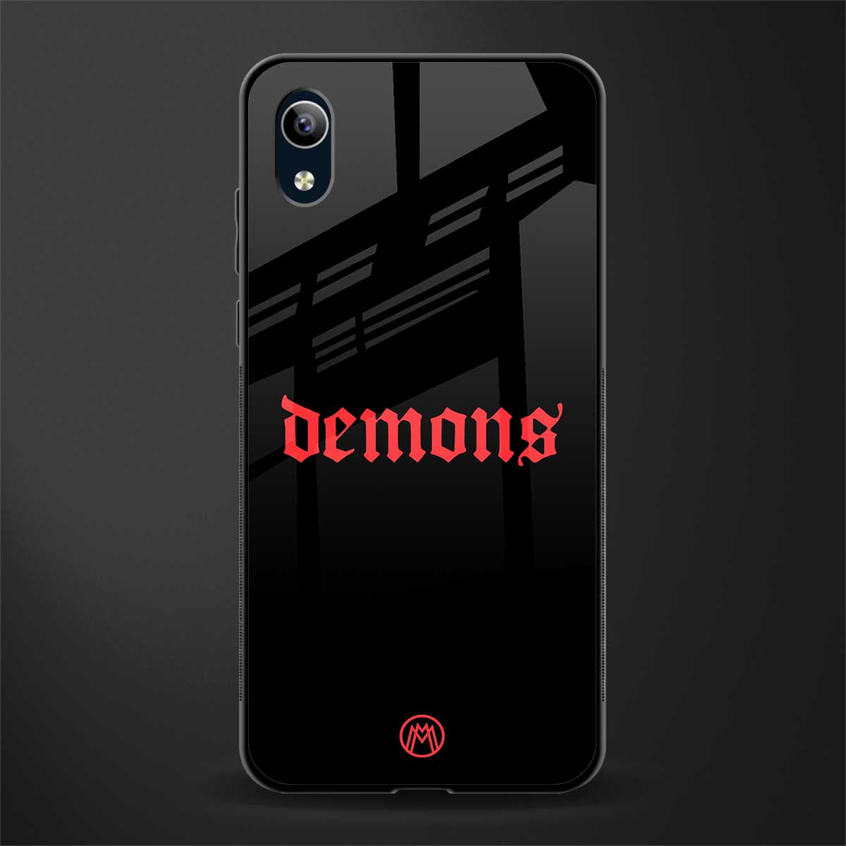 demons glass case for vivo y90 image