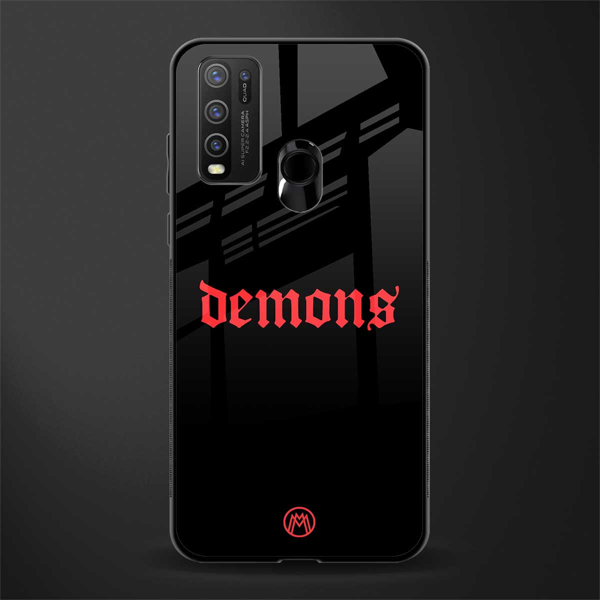 demons glass case for vivo y30 image