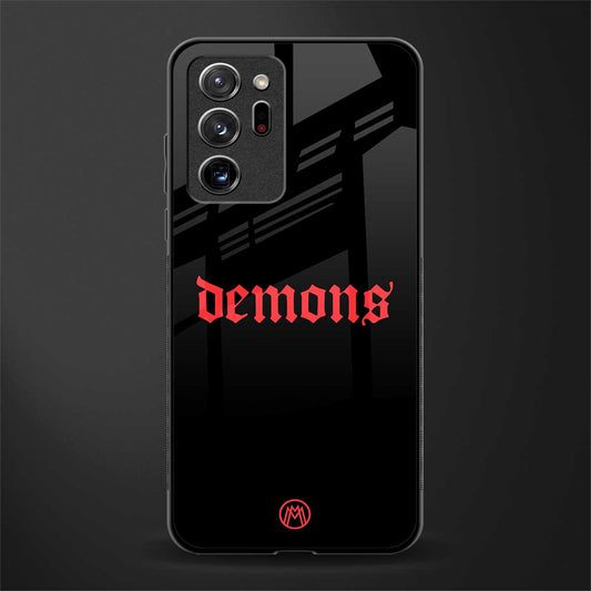 demons glass case for samsung galaxy note 20 ultra 5g image