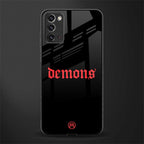 demons glass case for samsung note 20 image